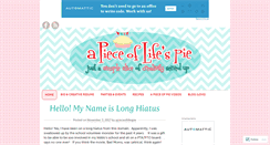 Desktop Screenshot of apieceoflifespie.com